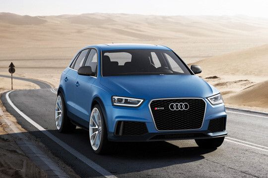 Scharfes Stück: Unter der Haube des Audi RS Q3 arbeitet ein 265 kW/360 PS starker 2,5-Liter-Fünfzylinder-Turbo. (Foto: Audi)