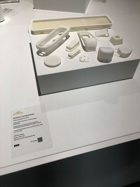 Gedruckt auf einer EOS P 396: Komponenten aus PA 2241 FR für die Luftfahrt. (Bild: VCG/Juliana Pfeiffer)