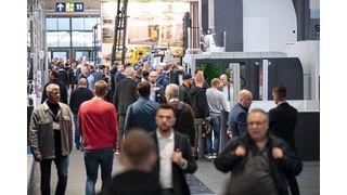 Bald schon werden sich die Messehallen in Hannover wieder füllen, wenn die Euroblech 2026 ihre Tore öffnet. (Bild: RX Gobal/Mirja John Fotografie)