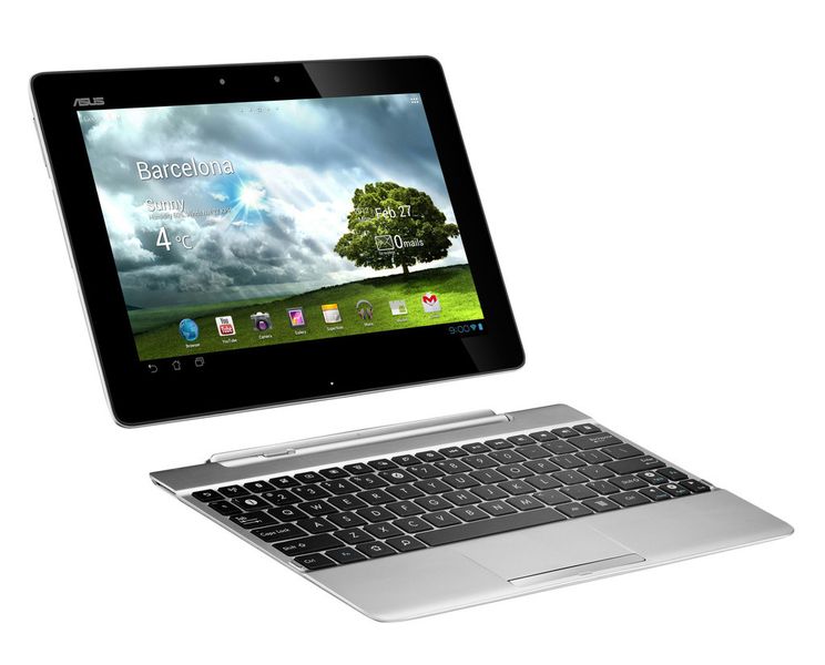 Klassischem Weiß und schlanker Formfaktor: Die neuen Asus-Tablets sind 9,9 Millimeter schlank. (Archiv: Vogel Business Media)