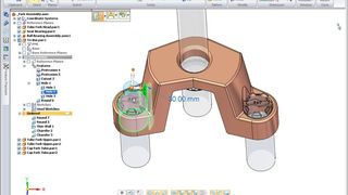 Modellbearbeitung mit synchronen Features, die ursprünglich mit sequentiellen Features erzeugt wurden. (Bilder: Siemens PLM Software) (Archiv: Vogel Business Media)