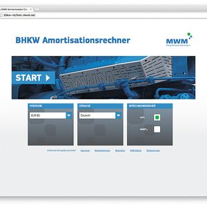 Der Amortisationsrechner ermittelt die Wirtschaftlichkeit von Blockheizkraftwerken auch für unterschiedliche Länder.