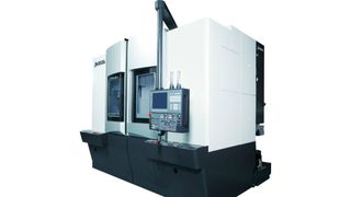 Die Hommel CNC-Technik, der exklusive Vertriebs- und Servicepartner des japanischen Werkzeugmaschinenherstellers Okuma in Deutschland, stellt die neuen vertikalen Drehmaschinen V920EX R sowie die 2SP-V920EX vor. (Hommel Gruppe)