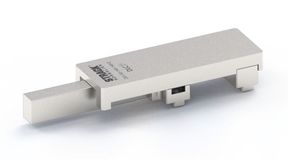 Strack Norma’s Z41 flat latch lock features a new latch geometry designed to handle higher pulling and locking forces in injection moulds while maintaining a compact design. (Source: Strack Norma)