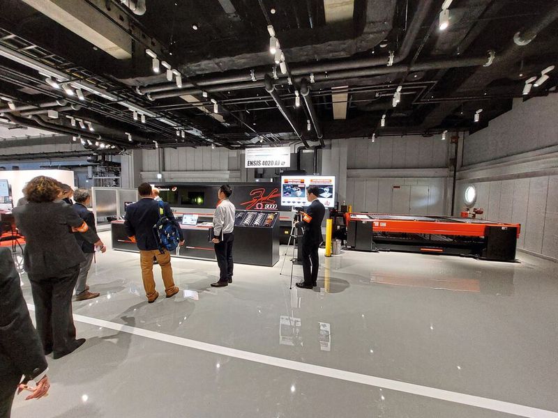 Impressionen des Amada Global Innovation Center (AGIC) in Isehara (Japan). (Bild: VCG/Finus)