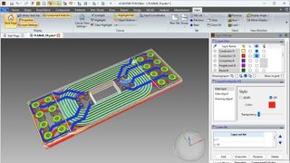 Für eine korrekte Terminierung kritischer Signale unterstützt eCadstar 2024 die Platzierung von geätzten Bauteilen (zum Beispiel Widerständen) auf Innenlagen  (Bild: Zuken)