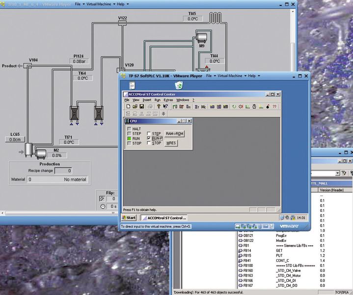 Accontrol erlaubt die Programmierung und Datenzugriff über TCP/IP und kann auch mit anderen virtuellen Maschinen direkt kommunizieren. (Deltalogic)