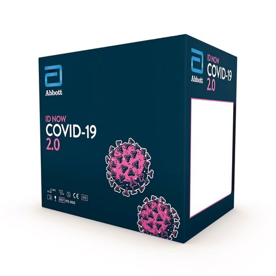 ID Now Covid-19 Outer Kit Box(Bild:  Abbott, 2022)