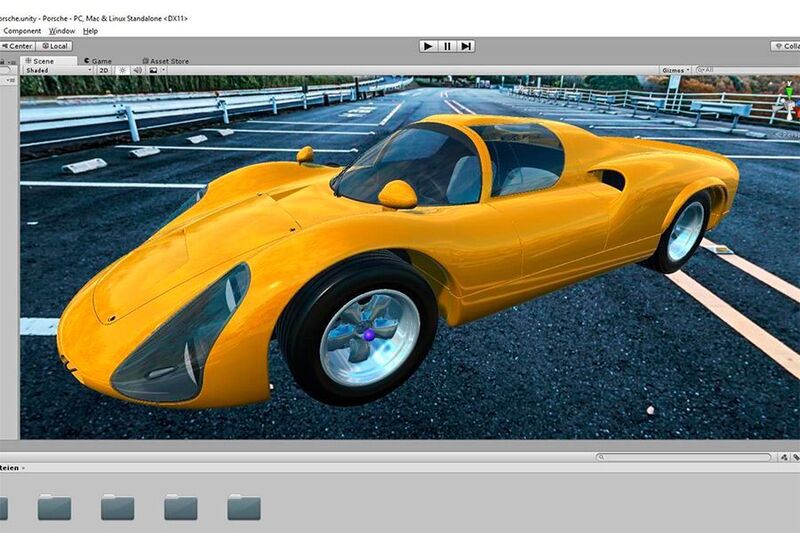 CAD-Konstruktionsarbeiten für den Elektrosportwagens EVEX 910 (3D-Netzwerk)
