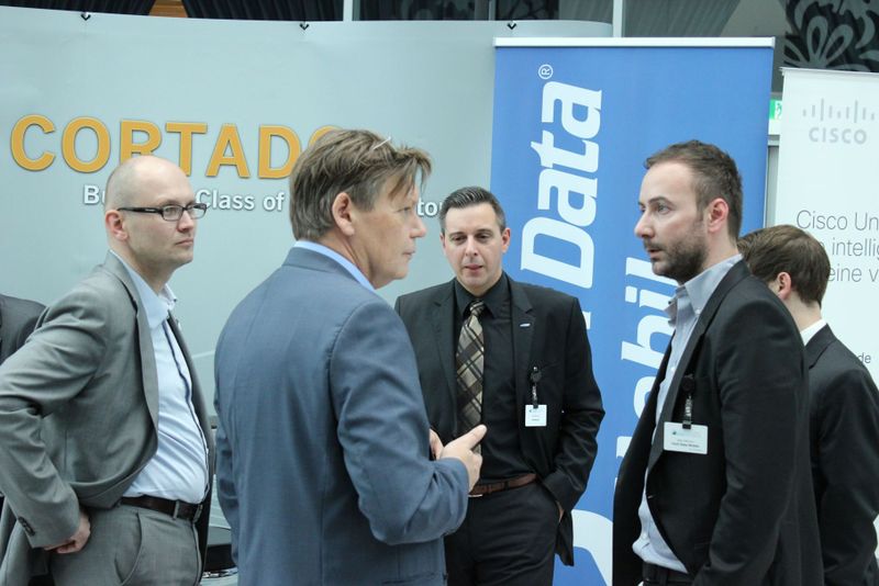 Im Gespräch: Samsung und Tech Data Mobile. (Vogel IT-Medien)