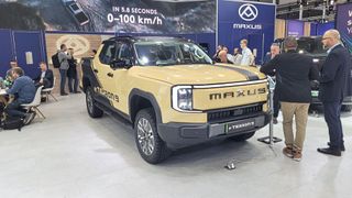 Highlight bei Maxus ist der „E-Terron 9“. Der Pick-up verfügt für ein Elektroauto über eine recht hohe Anhängelast von 3,5 Tonnen. (Bild: Wehner / VCG)