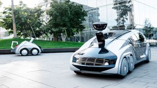 Die zwei „EDAG City Bots“ werden im Rahmen des Projekts vernetzt und für den Verkehr weiter entwickelt.  (EDAG Engineering)