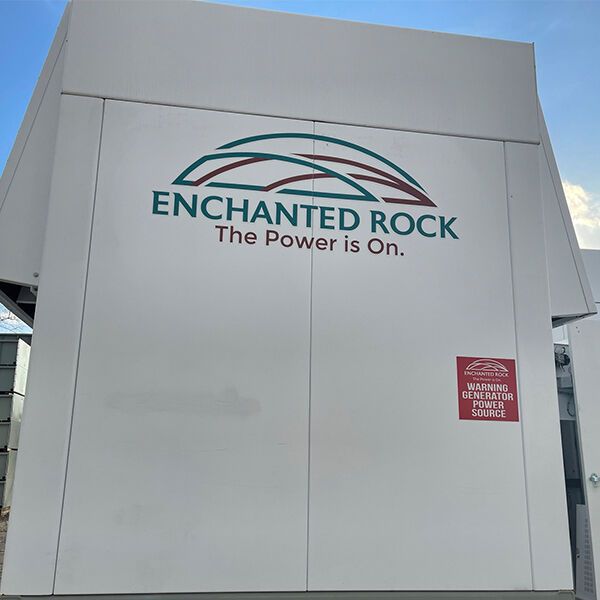 Ein kohlenstoffneutraler Notstromaggregat von Enchanted Rock macht der Methan-Sequestrierung alle Ehre.