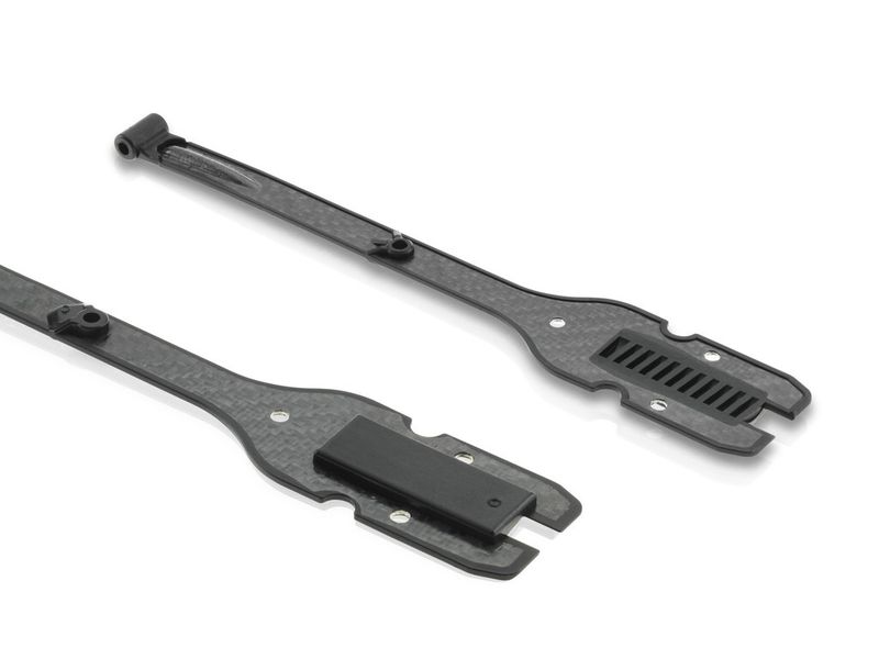 Ein weiteres Ausstellungsobjekt auf der JEC in Paris werden diese Multifunktionsstringer, die jetzt in der neuen Touren-Skibindung Kingpin von Marker Völkl für hohe Funktionalität und Sicherheit sorgen. (Bild: Krauss-Maffei)