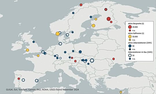 Europäische Wertschöpfung bis zur Batteriezelle auf dem Prüfstand(Bild:  DERA)