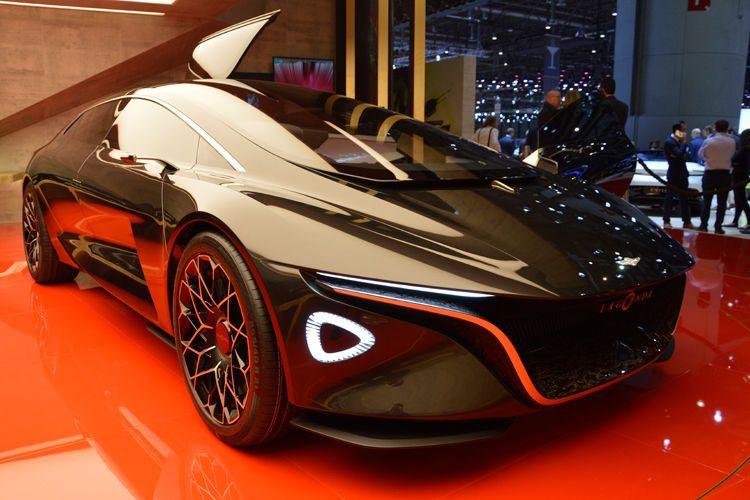 Das Lagonda Vision Concept ist ein reines Elektroauto. (Bild: Schreiner/»kfz-betrieb«)