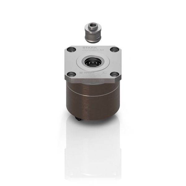 Die Nullpunkt-Spannsysteme Stark.connect (im Bild) und Stark.airtec, die Roemheld auf der Metav 2020 ausstellt, sind mit einer vollintegrierten Sensorik ausgestattet...  (Römheld)