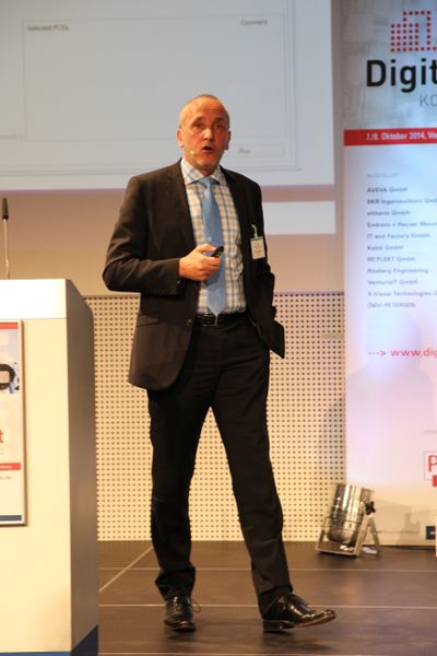 Martin Imbusch, AucotecWeitere Bildergalerien zum Kongress:    Aussteller & Impressionen   Abendveranstaltung beim Digital Plant Kongress 2014 (Bild: PROCESS)