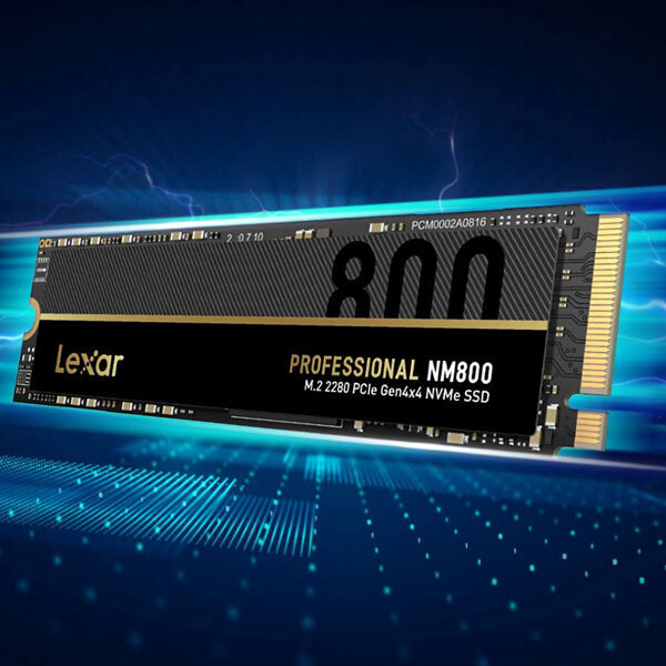 Lexar richtet sich mit den SSDs der Professional-NM800-Reihe vor allem an anspruchsvolle Anwender.