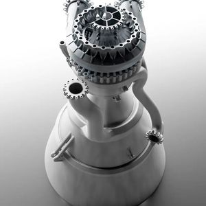 The object with a diameter of 600 mm was entirely generated by LEAP 71's Noyron-Large Computational Engineering Model, a physics-driven software system described as "the first AI that builds machines" and operates entirely without human intervention.(Image: Nikon SLM)