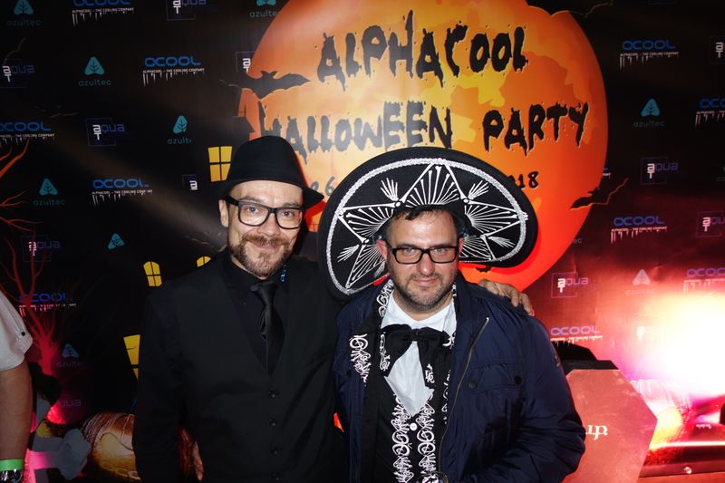 (l.) Organisator Jo Puwalski, Alphacool, mit Patris Soltanian, Patriot Memory. (Bild: IT-BUSINESS)