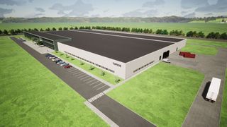 At 500 MW capacity per year, the new facility will be the world’s largest SOEC manufacturing plant. (Source: Topsoe )