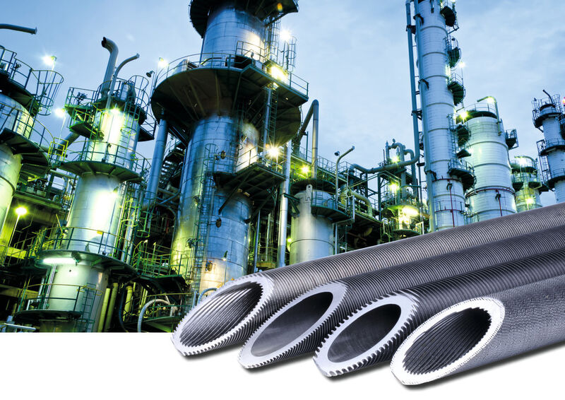 Wieland Rippen- und Hochleistungsrohre mit unterschiedlicher Rohrgeometrie für die Prozessindustrie. (Bild: Wieland)