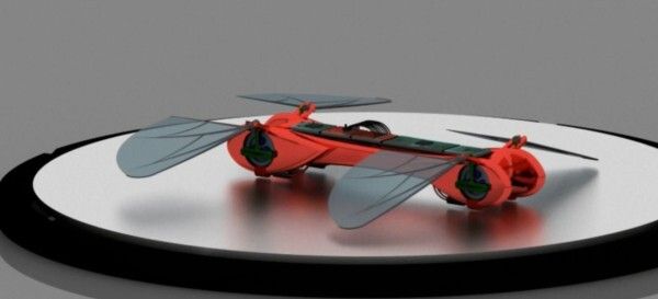 Dragonfly ist in verschiedenen Farben und Flügelformen erhältlich (TechJect)