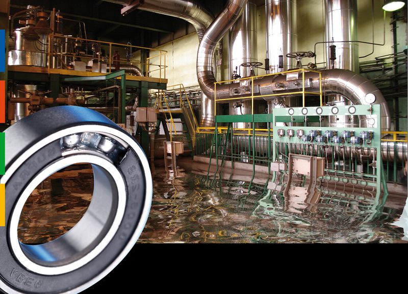 In rauen Einsatzbedingungen überzeugen die Edelstahlwälzlager der Xclean-Serie mit langer Lebensdauer und hoher Zuverlässigkeit. (Bild: Findling)