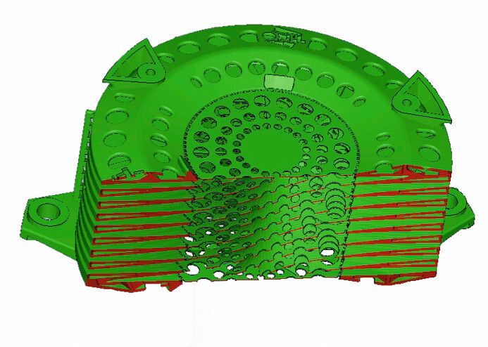 Bild 11: Die gezielte Optimierung, ohne auf die Herstellbarkeit zu achten, führte zu einer Variante mit dreieckigem Hohlprofil, die konventionell nicht herstellbar wäre. (Bild: TNO)