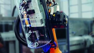 Die direkte Maschinenmontage der Ventilinsel MPA in Verbindung mit dem elektrischen Terminal CPX  vereinfacht die Installation und steigert die Anlageneffizienz. Bilder: Festo (Archiv: Vogel Business Media)