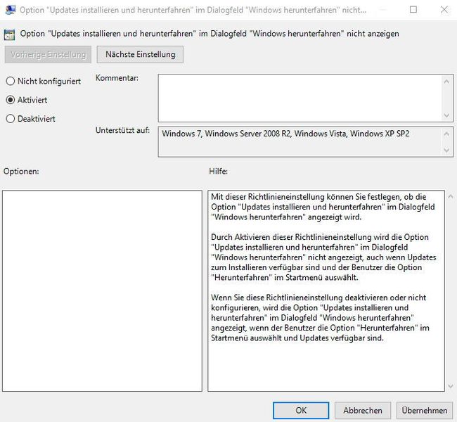 Gruppenrichtlinien-Einstellungen werden meistens ausführlich erklärt. (Thomas Joos / Microsoft)