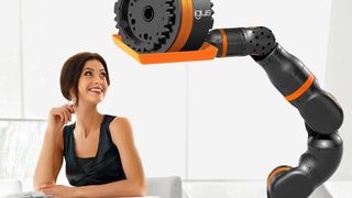 Unter dem Namen Rebel stellt Igus erstmals ein wellgetriebenes Gelenk als Einzelkomponente vor. (Igus)