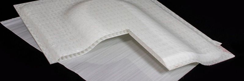 Organosandwichs bieten herausragende Möglichkeiten, denn sie sind extrem leicht und stabil. Sie lassen sich mittlerweile schnell und günstig in Großserie produzieren.(Bild:  Fraunhofer IMWS)