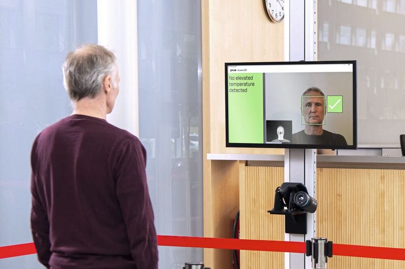 Die Flir-Screen-EST-Software dient der Verbesserung des Covid-19-Hauttemperatur-Screenings. (Bild: Flir)