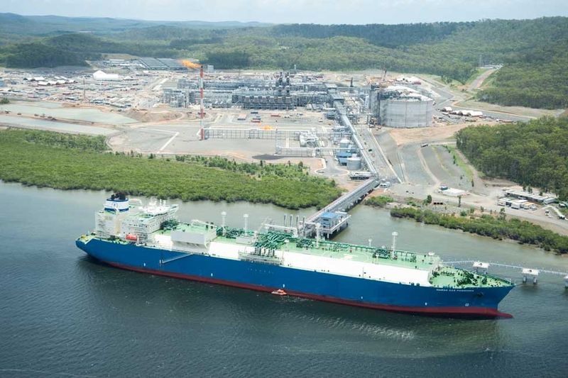 The first LNG from the second train of the project has set sail onboard the vessel Maran Gas Posidonia. (Picture: Bechtel)