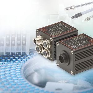 Die Colorsensoren CFO erkennen mit einer Farbgenauigkeit von ∆E ≤ 0,3  bis zu 320 Farben prozesssicher. (Bild:  Micro-Epsilon)