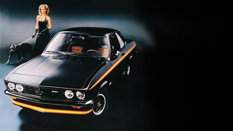 Schwarz und scharf: Der Manta und auch der Ascona waren für Opel überaus erfolgreiche Modelle. Sie prägen das Image der Marke bis heute.(Bild:  Opel)