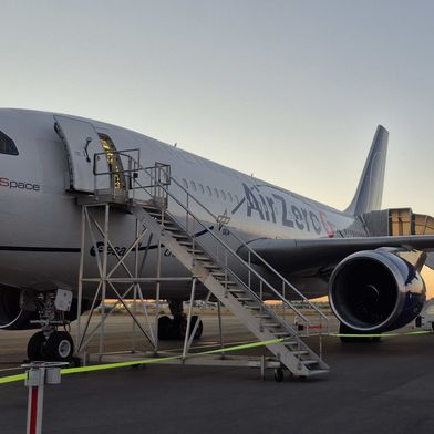 The Airbus A310 ZERO-G stands ready for the 47th DLR parabolic flight campaign. It took place in Bordeaux from 7 to 18 September 2026. A total of twelve experiments from the fields of biology, physics, technology and materials science were on board. (Source: DLR (CC BY-NC-ND 3.0))