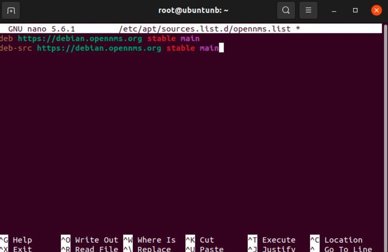 Anpassen der Paketquellen für die Installation von OpenNMS auf Ubuntu. (Joos / Canonical)