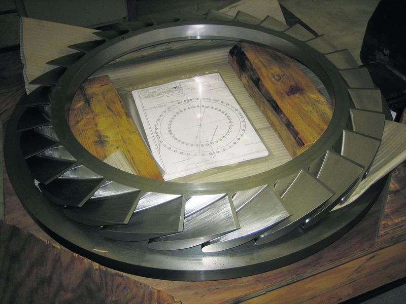 Einer der Anwendungsfälle der Polygon-spanntechnik ist die Herstellung von Düsenringen. Dabei wird mit einem Fräsdurchmesser von 6 mm gearbeitet. (Archiv: Vogel Business Media)
