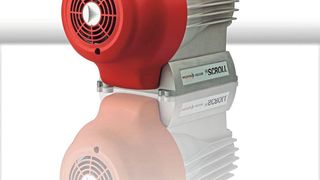 Der leistungsstarke und gleichzeitig effiziente Antrieb zeichnet sich durch einen bis zu 15 % höheren Wirkungsgrad im Vergleich zu konventionellen Antrieben aus. (Pfeiffer Vacuum)