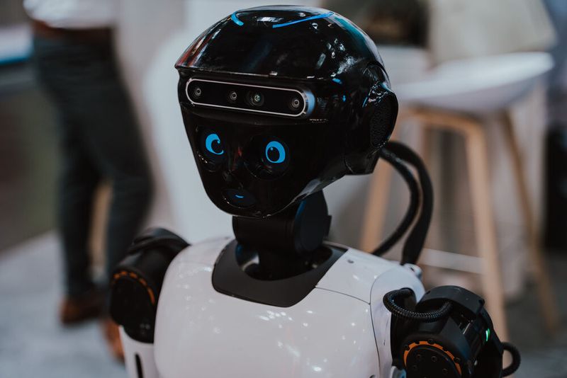 Mit Kameras und Sensoren ausgestattet kommuniziert, navigiert, agiert und reagiert uMe. (Bild: United Robotics Group)