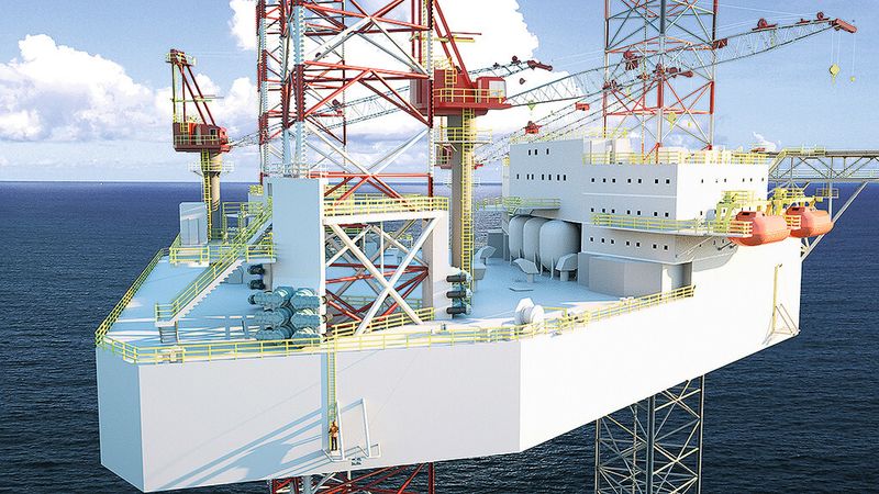 Verbesserte Carb- und Pendelrollenlager sollen das Ausfallrisiko bei Hubgetrieben im Offshore-Einsatz senken. (Bild: SKF)