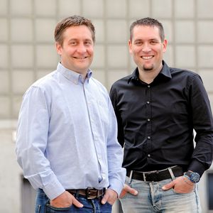 Die beiden Geschäftsführer Dominik Weibel und Marco Wüst.