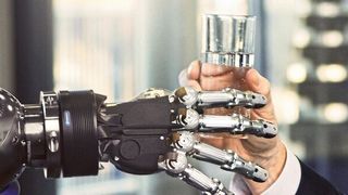 Die SVH 5-Fingerhand ist der weltweit erste DGUV-zertifizierte Greifer für den kollaborativen Betrieb. (Schunk)