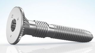 Die Trailsec-Schraube hat größere Senkkopf-Durchmesser, ist aus einsatzgehärtetem Stahl, hat eine Zink-Lamellen Beschichtung, ist geschmiert und hat den automatisierungsgeeigneten Antrieb Torx Plus Autosert. (Arnold)