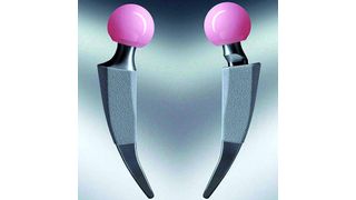 An medizintechnische Produkte — wie dieses Hüftgelenkimplantat der Tuttlinger Aesculap AG — werden höchste Anforderungen in Entwicklung, Konstruktion und Fertigung gestellt.Bild: Aesculap (Archiv: Vogel Business Media)