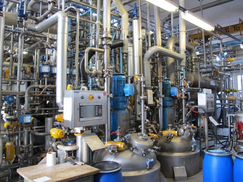 Reaktoranlage der Textilcolor. (Bild: Textilcolor)