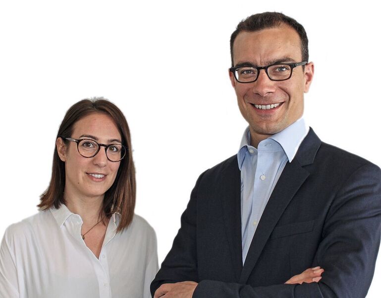 Mélanie Cianfano et Alexandre Catton, l'équipe souriante chargée du succès du salon EPHJ-EPMT-SMT. (EPHJ-EPMT-SMT)